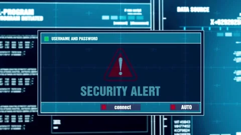 Secure Login Access, Typing Password and Authentication. Digital Privacy Stock Footage 254417836