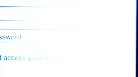 Secure Login Access, Typing Password and Authentication. Digital Privacy Stock Footage 254417873