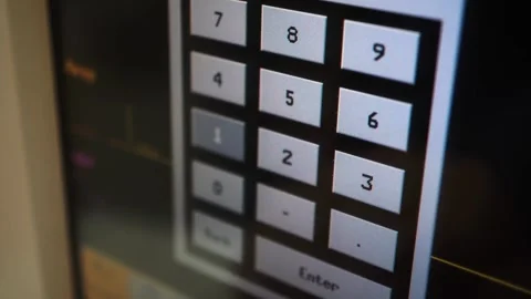 Secure Login Access, Typing Password and Authentication. Digital Privacy Stock Footage 254417894