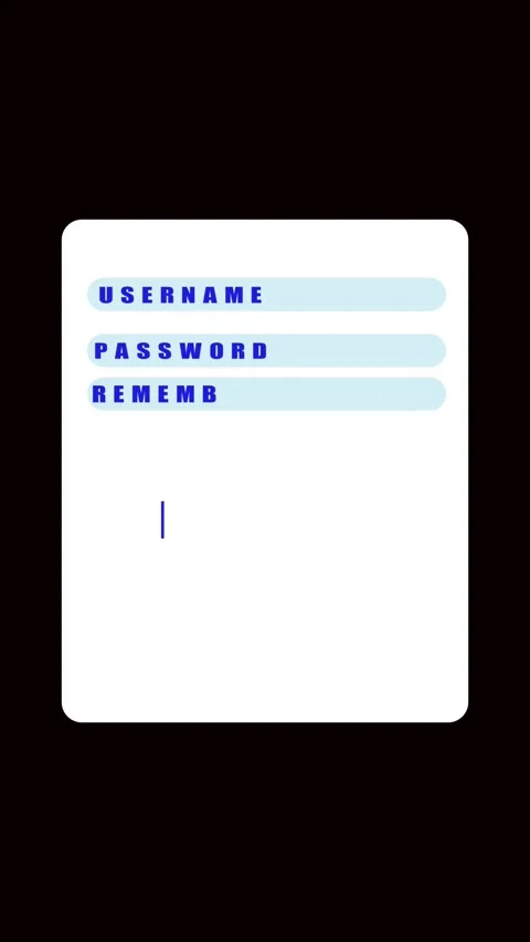 Secure login interface animation. Vertical video digital access authenticat.. Stock Footage 321628463