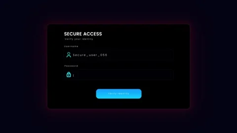 Secure login interface with password denied failed attempt animation 스톡 동영상 347636775