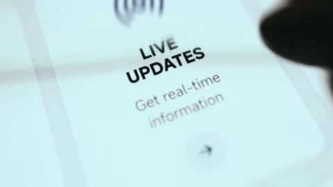 Secure Login Status Cybersecurity Touchscreen Vídeo Stock 340128448