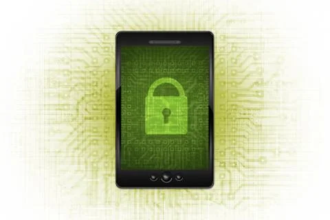 Secure mobile communication イラスト素材