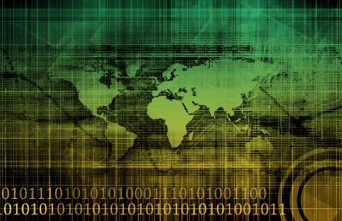 Secure network 스톡 일러스트