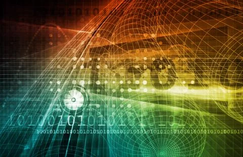 Secure Network 스톡 일러스트