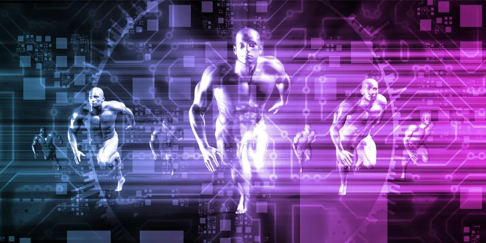 Secure Network Illustrazione stock