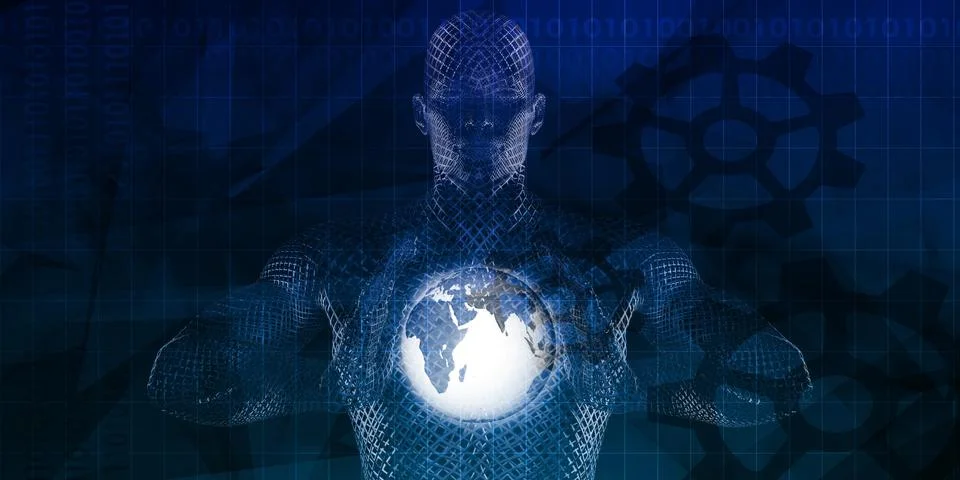 Secure Network Illustrazione stock