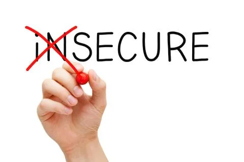 Secure not insecure Stock Photos