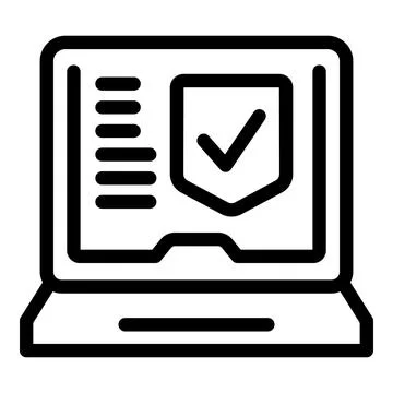 Secure online browsing concept icon Stock Illustration