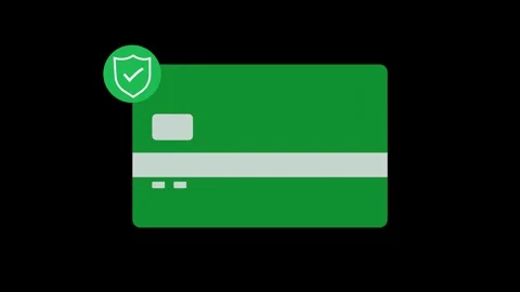 Secure online payment and mobile banking concept on a black background. Dig.. Stockbeeldmateriaal 337019951