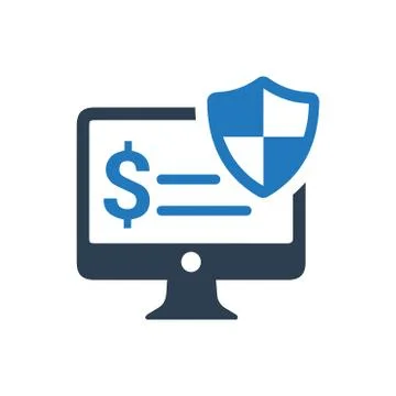 Secure Online Payment Icon Illustrazione stock