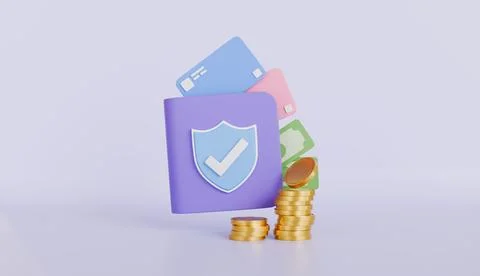 Secure online payment transactions with smartphone, Internet banking Stock Illustration