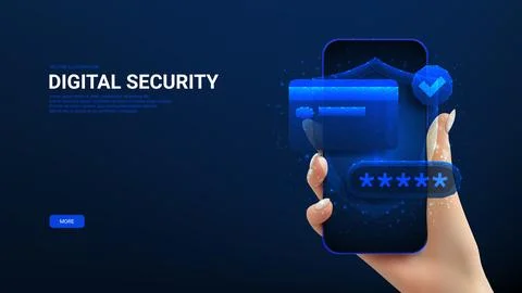 Secure online payments concept Stock Illustration