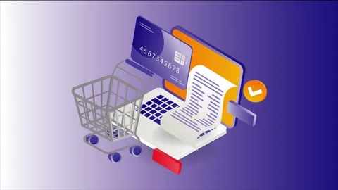 Secure Online Payments: Easy Checkout Guide Video stock 339342958