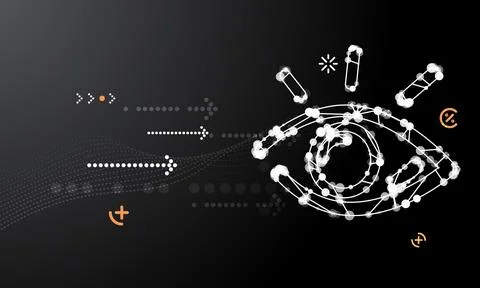 Secure Operation Abstract Stock Illustration