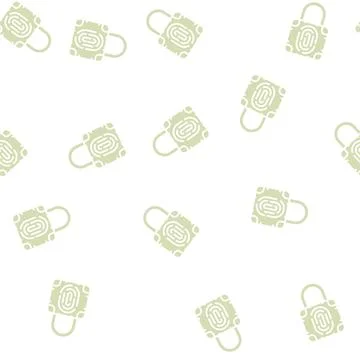 Secure padlock glyph seamless pattern 스톡 일러스트