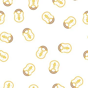 Secure padlock vector seamless pattern Stock Illustration