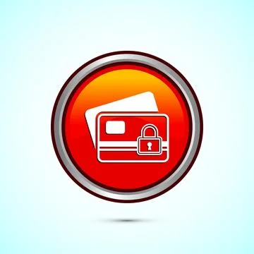 Secure payment icon design illustration, Payment safety sign for website, l.. Stock-Illustration