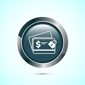 Secure payment icon design illustration, Payment safety sign for website, l.. Stock-Illustration