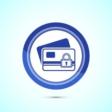 Secure payment icon design illustration, Payment safety sign for website, l.. Stock-Illustration