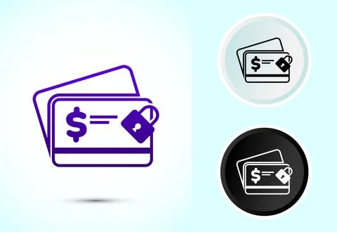 Secure payment icon design illustration, Payment safety sign for website, l.. Stock-Illustration