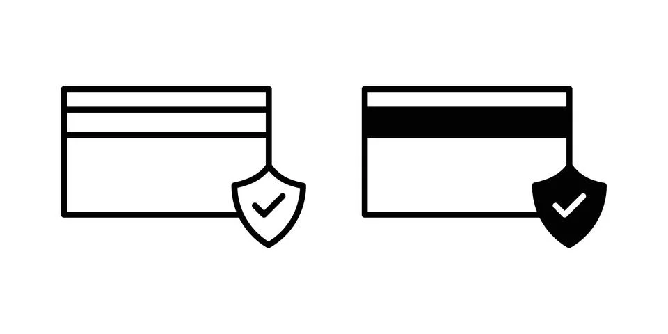 Secure payment icon vector design illustrations Stock Illustration