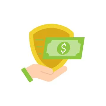 Secure Payment icon Vector Illustration. Payment Security and Safety with Shi Stock Illustration