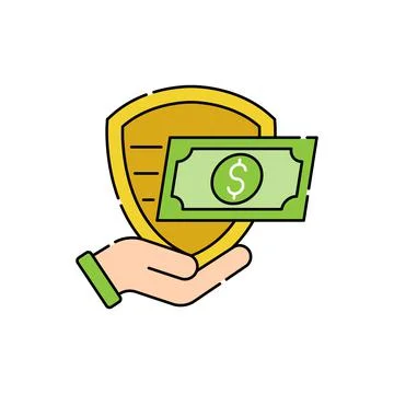 Secure Payment icon Vector Illustration. Payment Security and Safety with Shi Stock Illustration