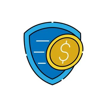 Secure Payment icon Vector Illustration. Payment Security and Safety with Shi Stock Illustration