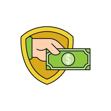 Secure Payment icon Vector Illustration. Payment Security and Safety with Shi Stock-Illustration