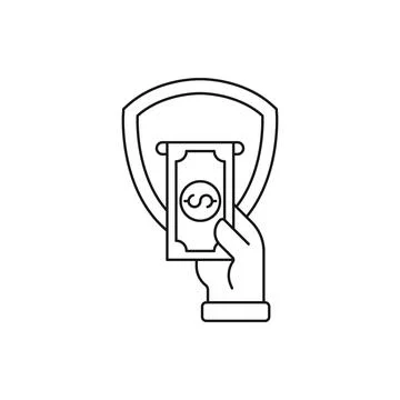 Secure Payment icon Vector Illustration. Payment Security and Safety with Shi Stock-Illustration