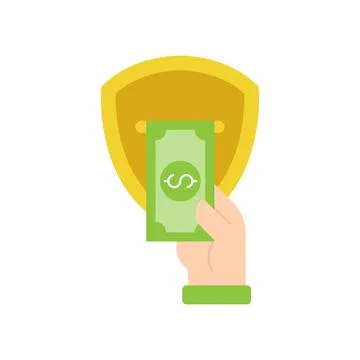 Secure Payment icon Vector Illustration. Payment Security and Safety with Shi Stock Illustration