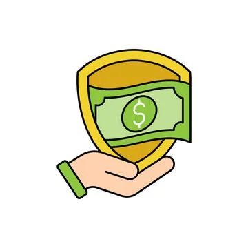Secure Payment icon Vector Illustration. Payment Security and Safety with Shi Stock-Illustration