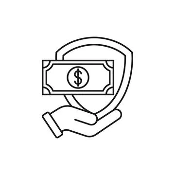 Secure Payment icon Vector Illustration. Payment Security and Safety with Shi Stock Illustration