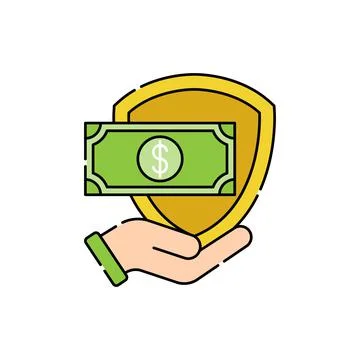 Secure Payment icon Vector Illustration. Payment Security and Safety with Shi Иллюстрация