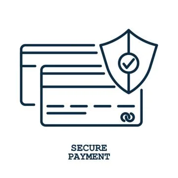 Secure payment Stockillustratie