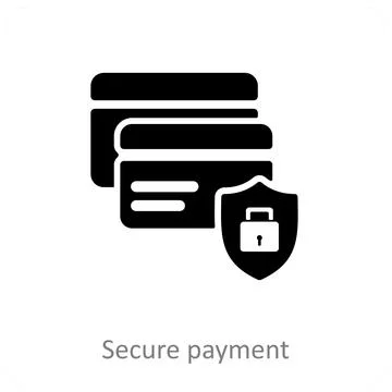 Secure Payment Stock Illustration