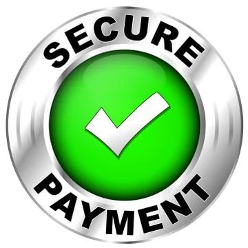 Secure payment label Stock Illustration