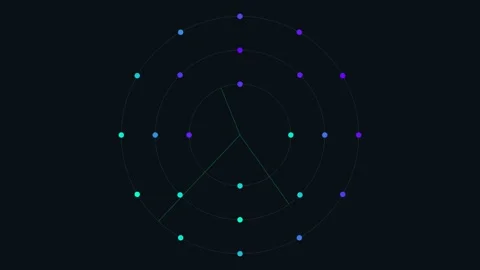 Secure Quantum Key Encryption Network 库存影片 342385780