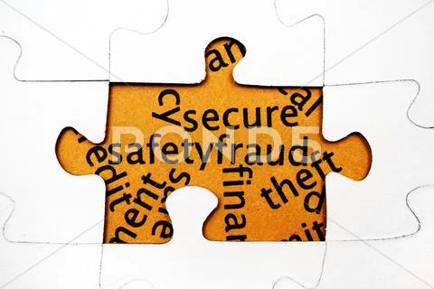 Secure safety fraud Stock Photos