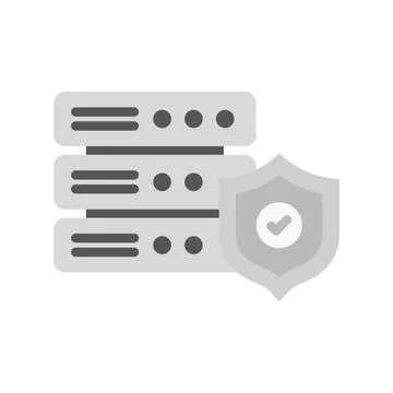 Secure Server icon vector image. Stock Illustration