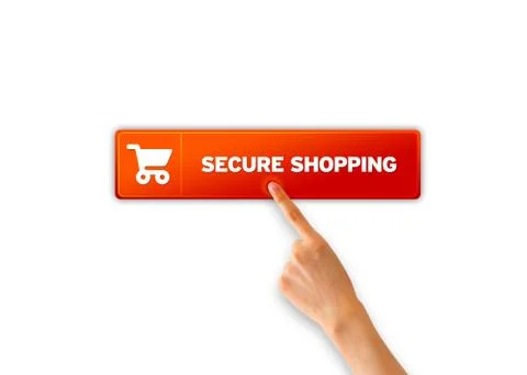 Secure shopping 스톡 일러스트