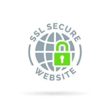 Secure SSL website icon Stock Illustration