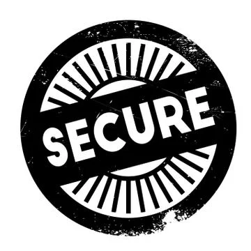 Secure stamp Stock Illustration