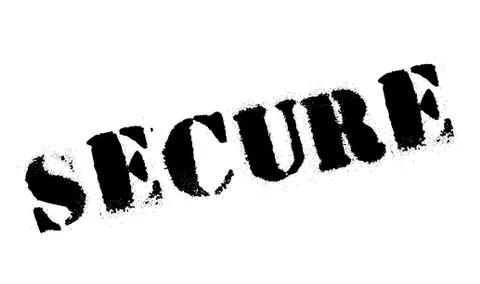 Secure stamp Stock Illustration