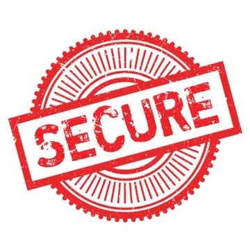Secure stamp Stock Illustration