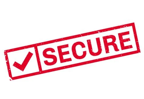 Secure stamp Stock Illustration