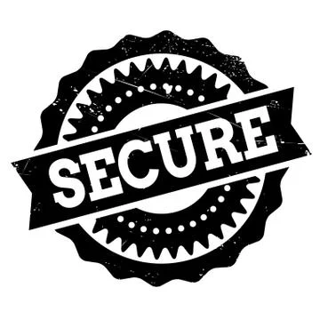 Secure stamp Stock Illustration