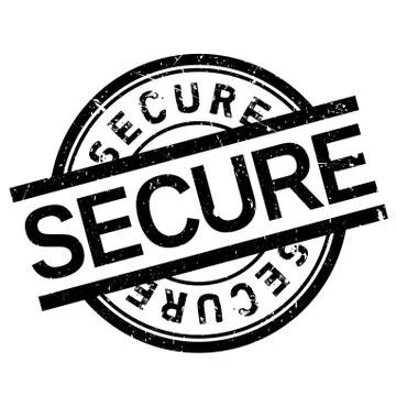 Secure stamp Stock Illustration