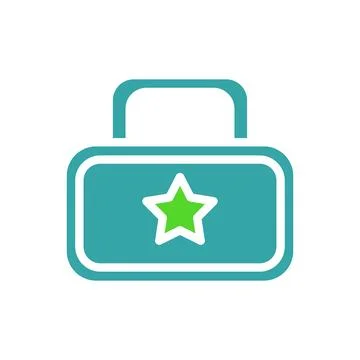 Secure Star Icon, Digital Security and Protection Stock-Illustration